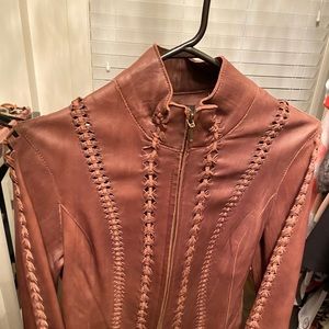 Ladies Size Medium Bebe Leather jacket